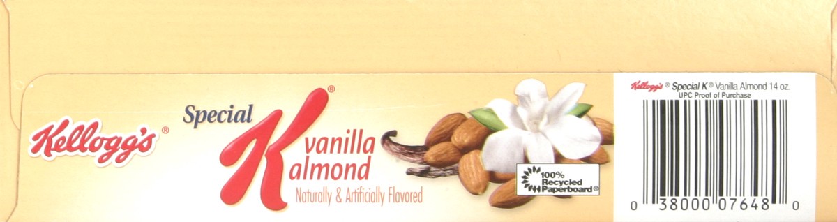 slide 2 of 6, Special K Breakfast Cereal Vanilla and Almond, 12.4 oz