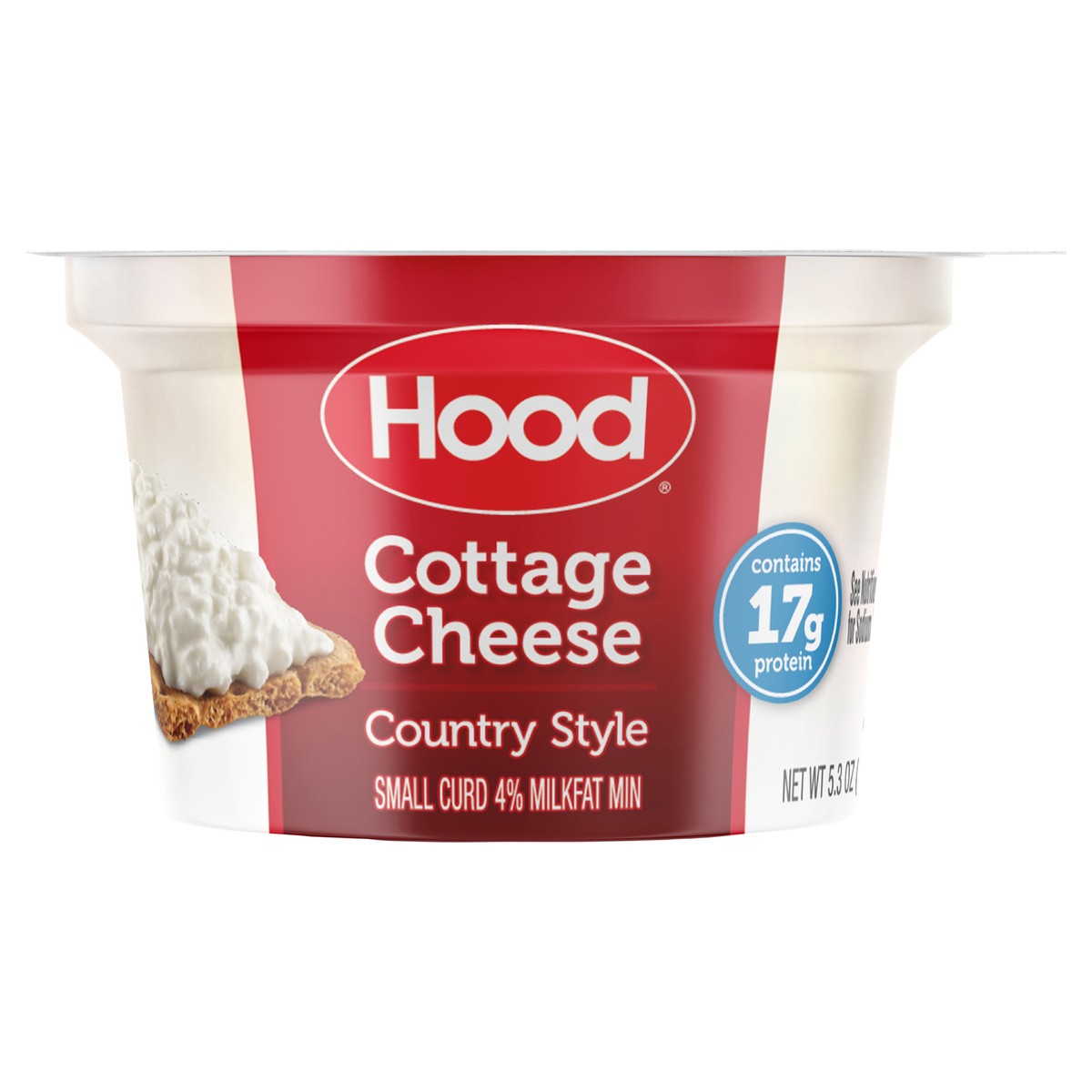 slide 1 of 8, Hood Regular Cottage Cheese Milk Fat 5.3 Oz, 5.3 oz