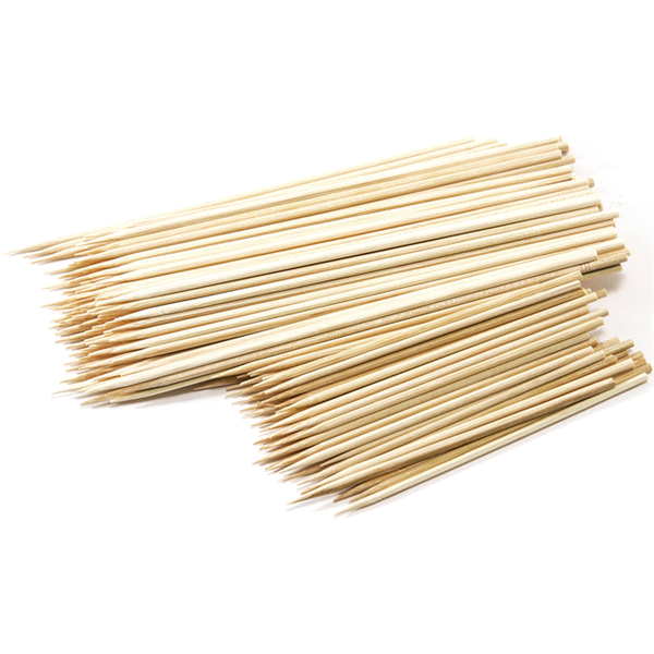 slide 1 of 1, Grand Gourmet Combo Pack 4 Inch and 6 Inch Bamboo Skewers, 200 ct