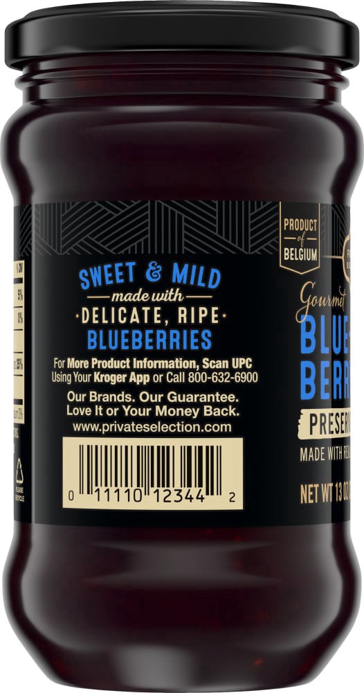 slide 4 of 5, Private Selection Blueberry Preserves, 13 oz