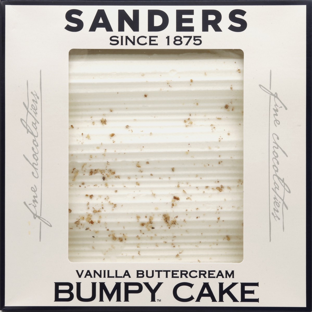 slide 4 of 4, Sanders Vanilla Buttercream Bumpy Cake, 21 oz