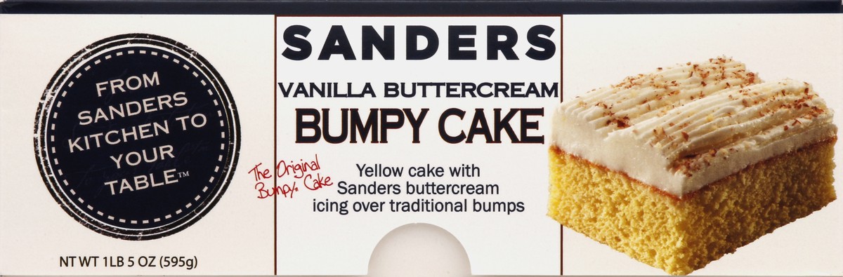 slide 3 of 4, Sanders Vanilla Buttercream Bumpy Cake, 21 oz