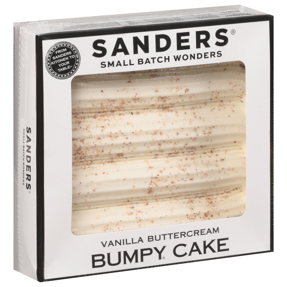 slide 1 of 4, Sanders Vanilla Buttercream Bumpy Cake, 21 oz