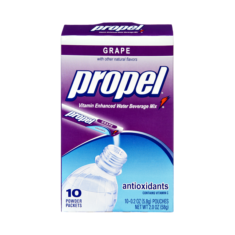 slide 1 of 1, Propel Powder Packets Grape, 1 ct