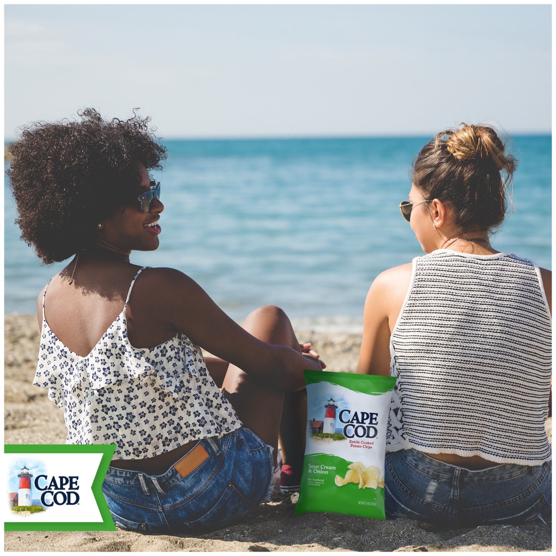 slide 3 of 9, Cape Cod Sour Cream & Onion Chips, 7.500 oz