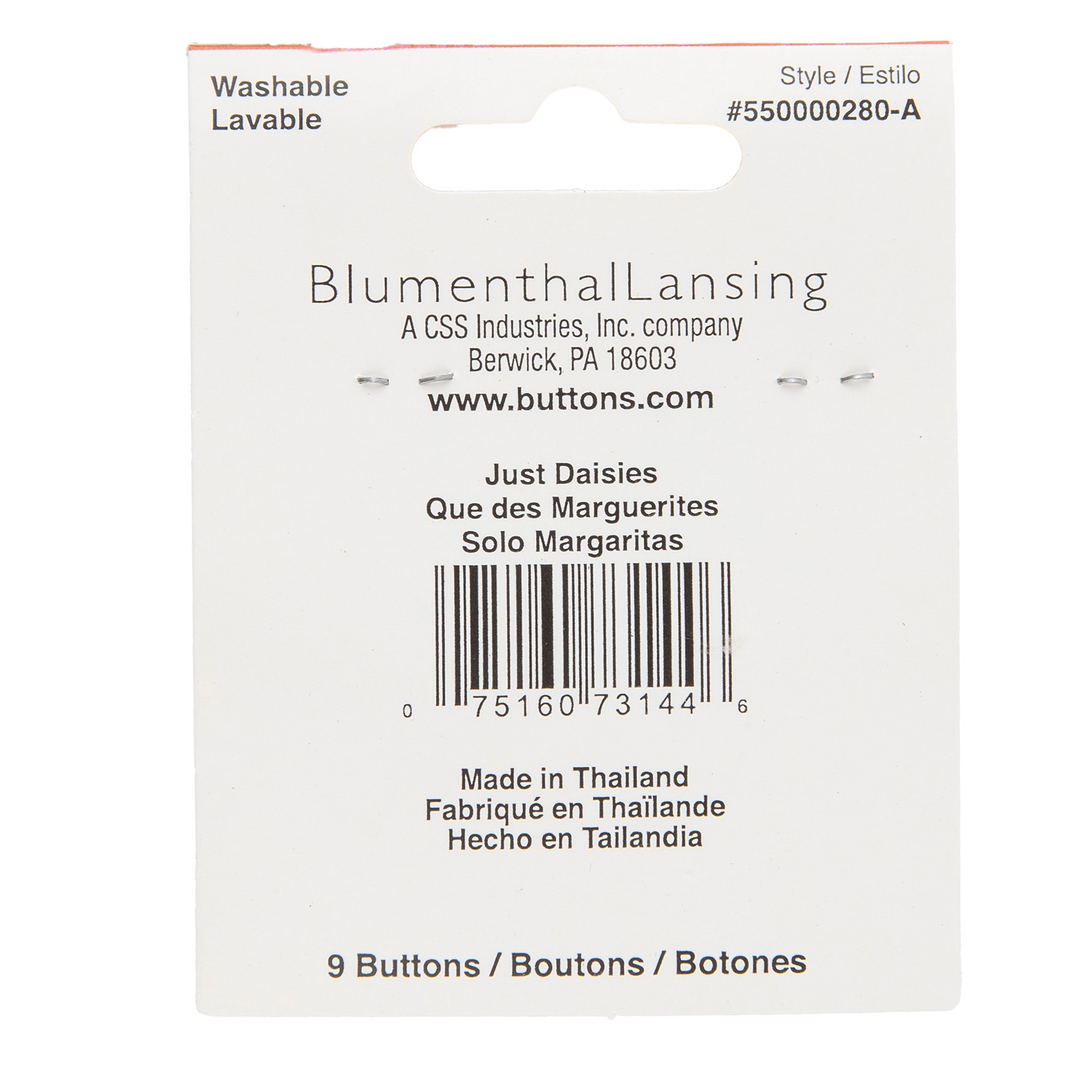 slide 3 of 3, Blumenthal Lansing Flair Originals Daisy Buttons, 9ct., 9 ct