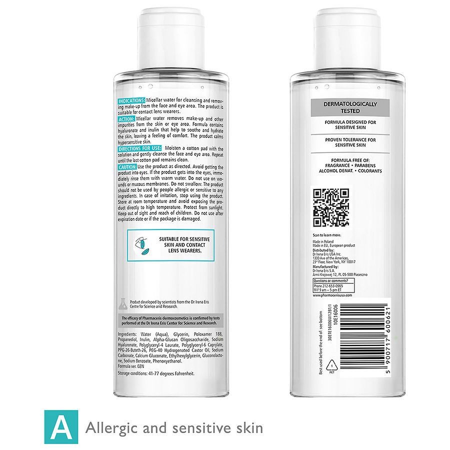 slide 4 of 5, Pharmaceris Micellar Prebiotic Dermo-Water 6.76 fl oz, 6.76 fl oz