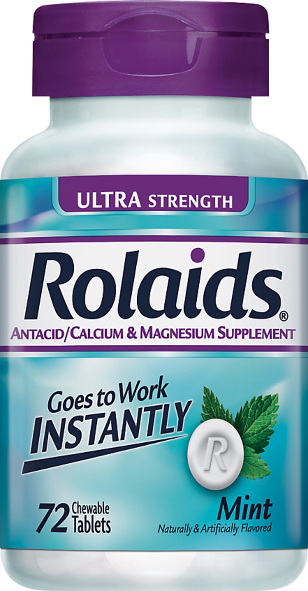 slide 3 of 3, Rolaids Ultra Strength Mint Antacid 72 Tablets, 72 ct