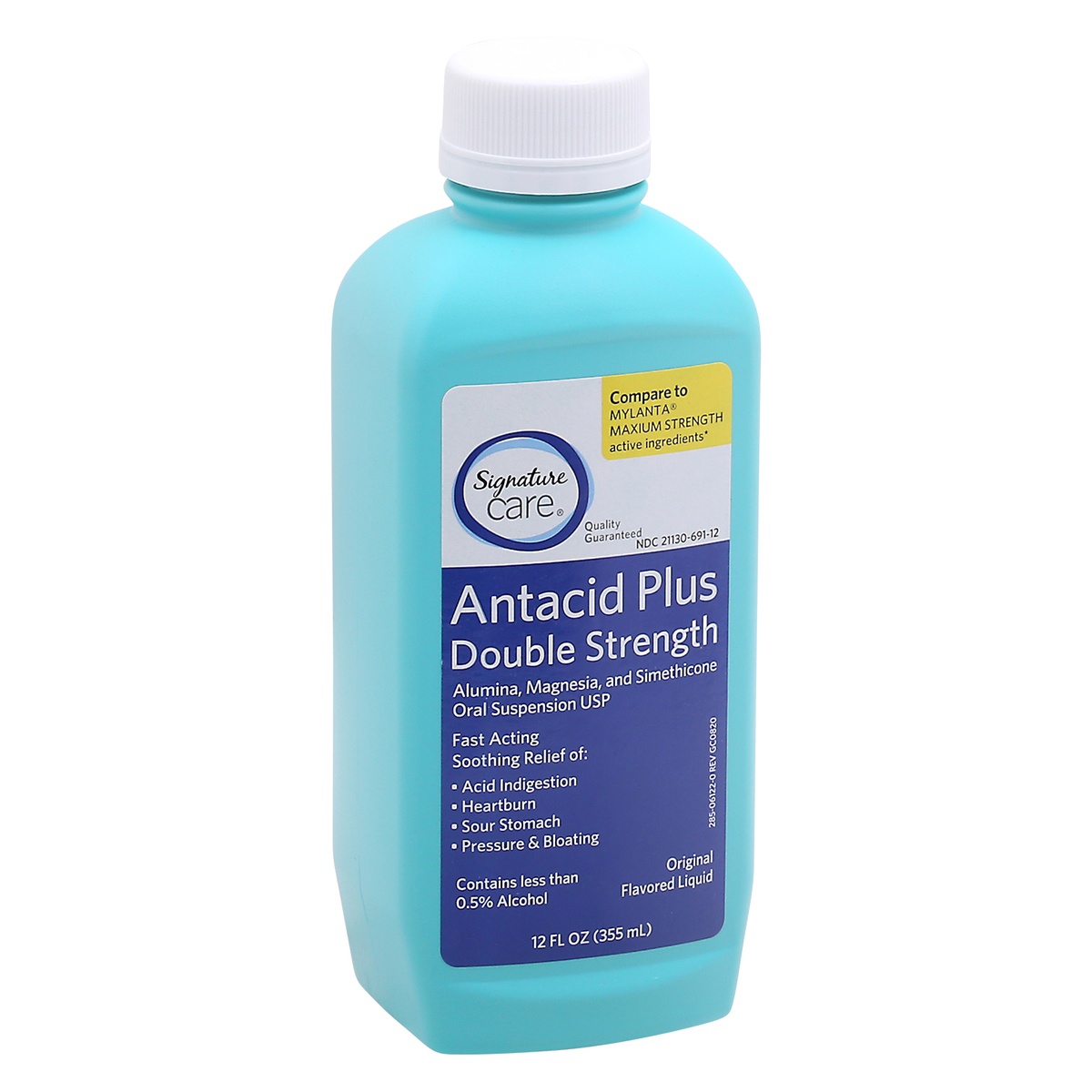 Signature Care Antacid Plus Gas Relief Maximum Strength Classic
