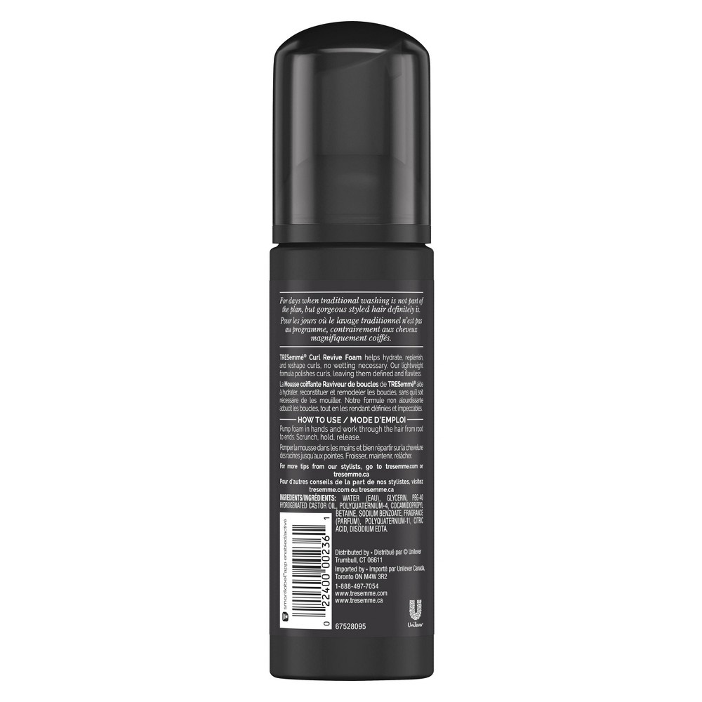 slide 2 of 4, TRESemmé Between Washes Curl Revive Styling Foam, 5 oz