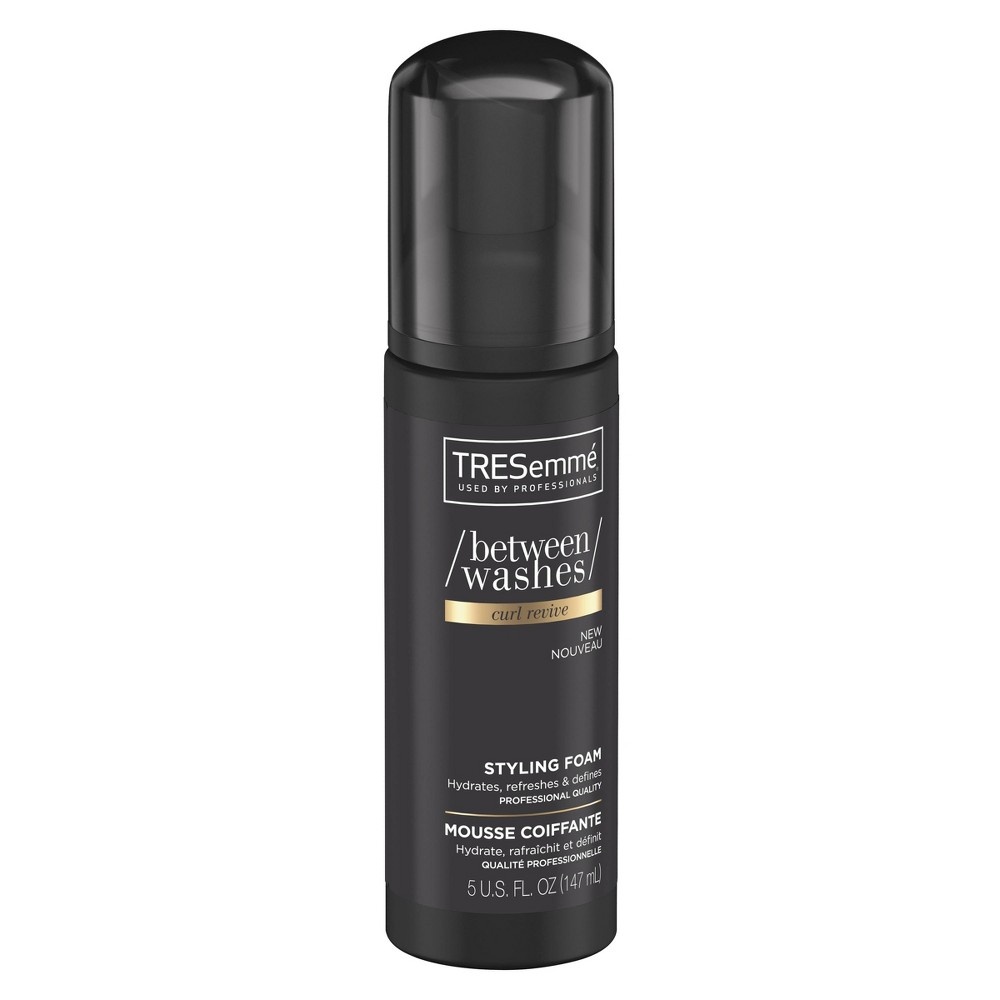 slide 4 of 4, TRESemmé Between Washes Curl Revive Styling Foam, 5 oz