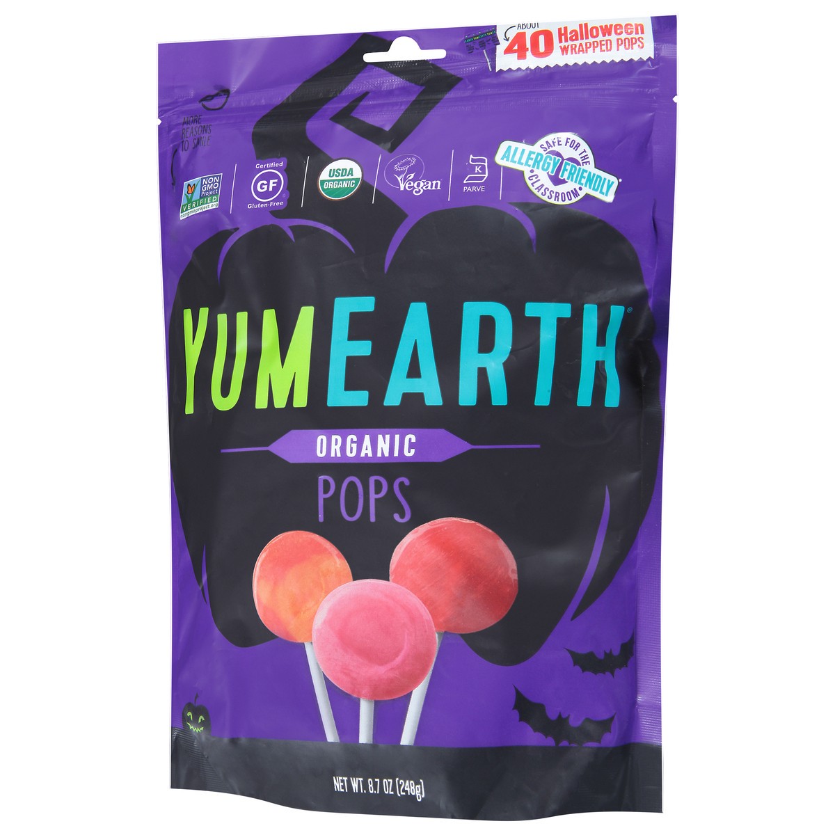 slide 8 of 9, YumEarth Halloween Organic Lollipops Multipack, 8.5 oz