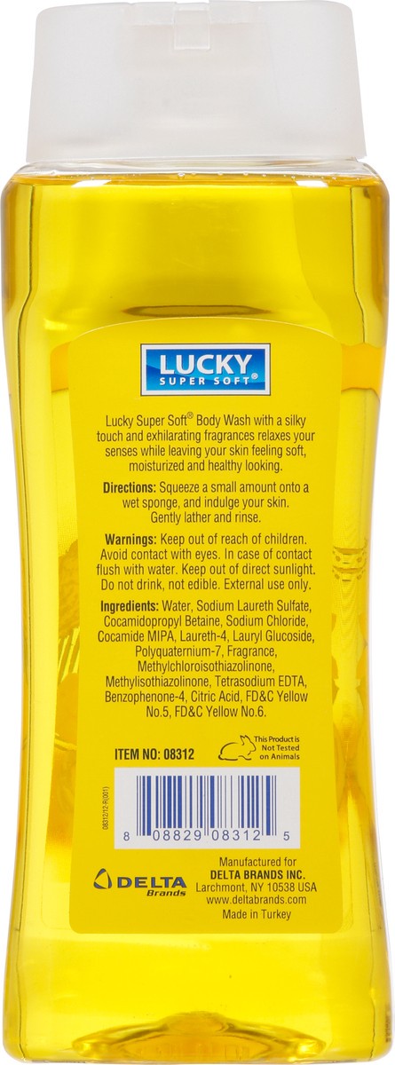 slide 12 of 12, Lucky Super Soft Revive Mango & Papaya Body Wash 15 fl oz, 15 fl oz