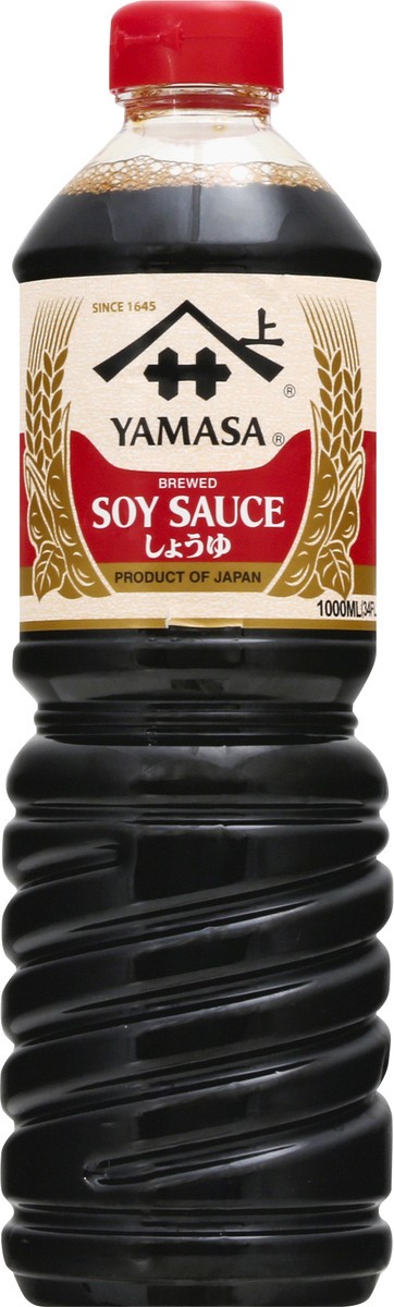slide 6 of 9, Yamasa Brewed Soy Sauce 34 oz,