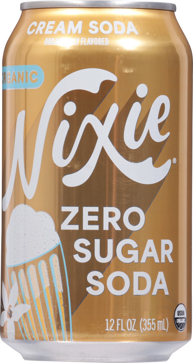 slide 13 of 14, Nixie Organic Zero Sugar Cream Soda Soda 12 fl oz, 12 fl oz