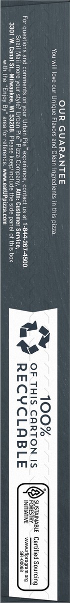 slide 6 of 9, Urban Pie Pizza Co. Thin Artisan Crust Eight Cheeses Pizza 16.7 oz, 16.7 oz