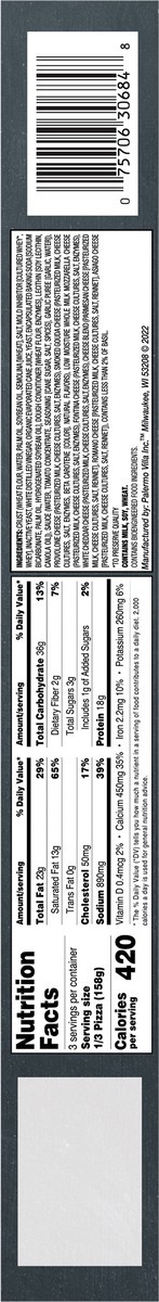slide 7 of 9, Urban Pie Pizza Co. Thin Artisan Crust Eight Cheeses Pizza 16.7 oz, 16.7 oz