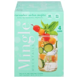Mingle Cucumber Melon Mojito Mocktails 4 - 12 fl oz Cans