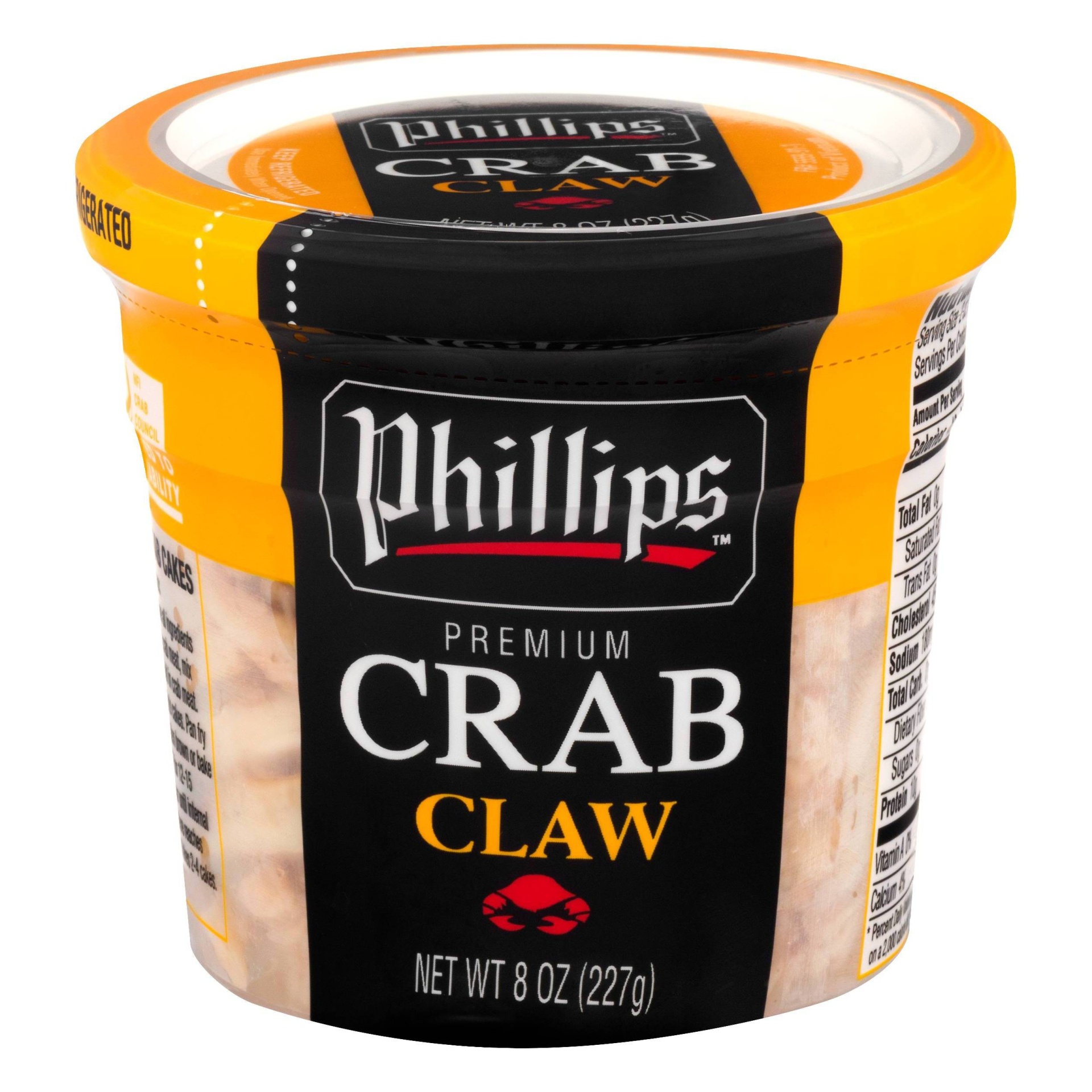 slide 1 of 1, Phillips Claw Crabmeat, 8 oz