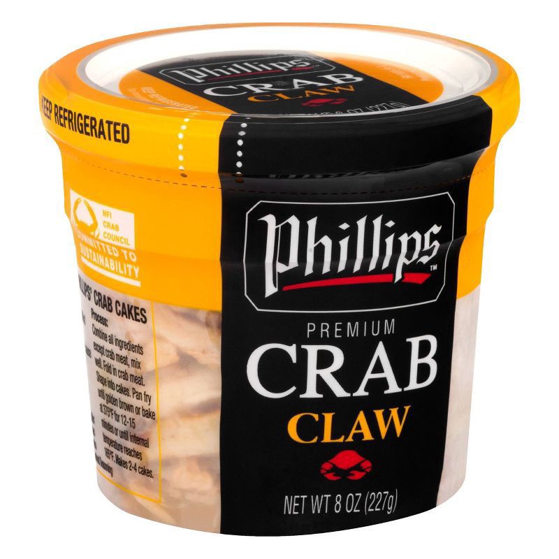 slide 2 of 5, Phillips Claw Crab Meat - 8oz, 8 oz