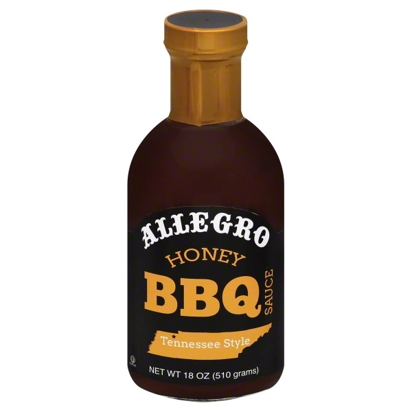 slide 1 of 1, Allegro Bbq Sauce Tennessee Style Honey, 18 oz