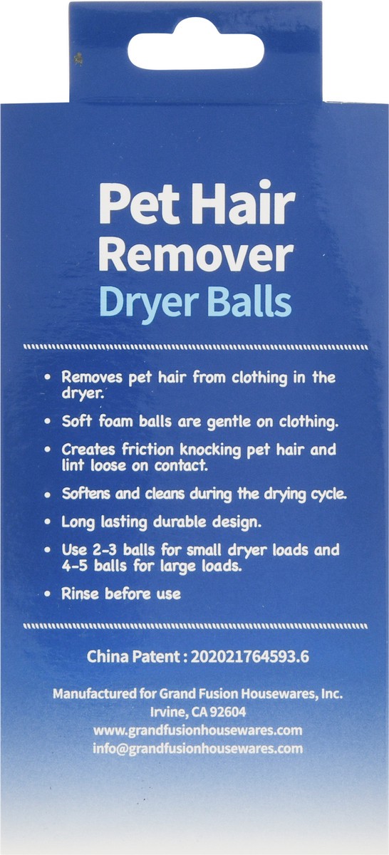 slide 8 of 11, Grand Fusion Pet Hair Remover Dryer Balls, 6 ct