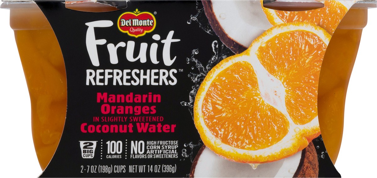 slide 10 of 12, Del Monte Fruit Refreshers 2 Pack Mandarin Oranges 2 ea, 2 ct