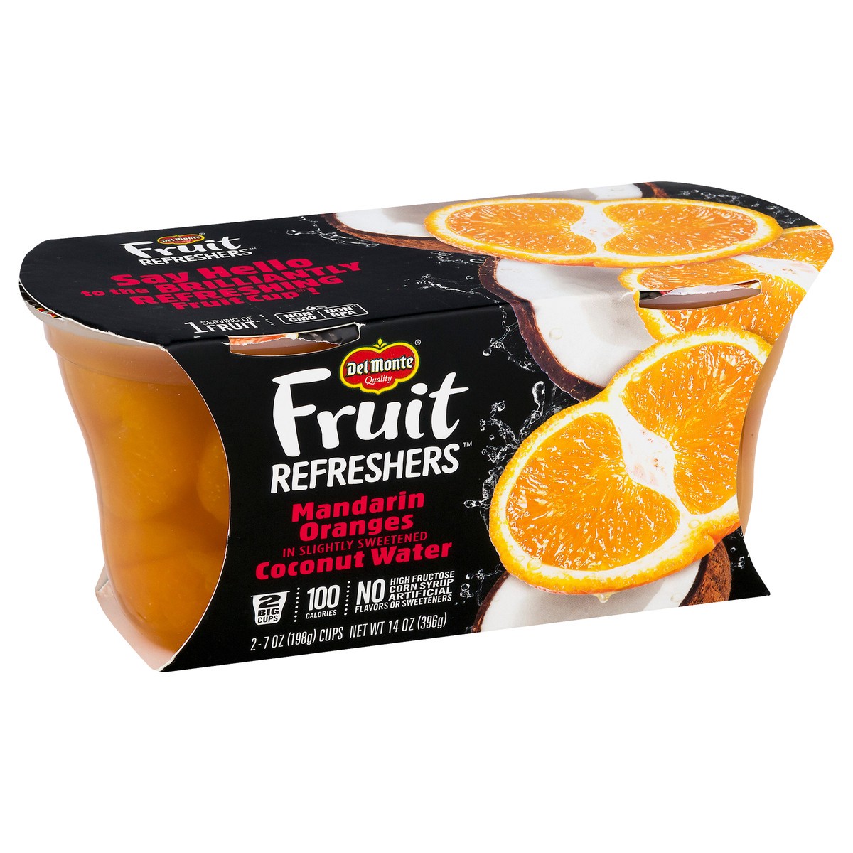 slide 12 of 12, Del Monte Fruit Refreshers 2 Pack Mandarin Oranges 2 ea, 2 ct