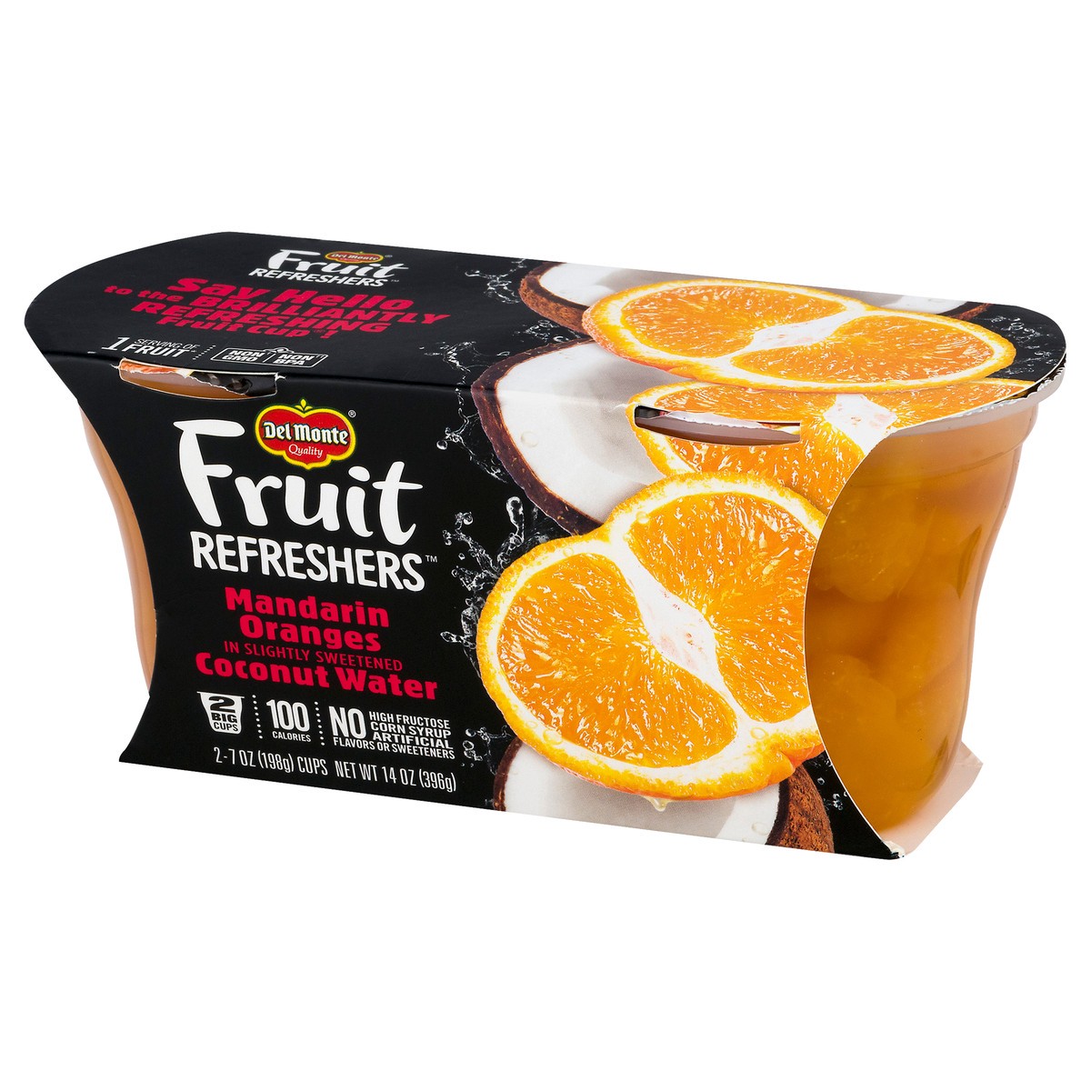 slide 5 of 12, Del Monte Fruit Refreshers 2 Pack Mandarin Oranges 2 ea, 2 ct