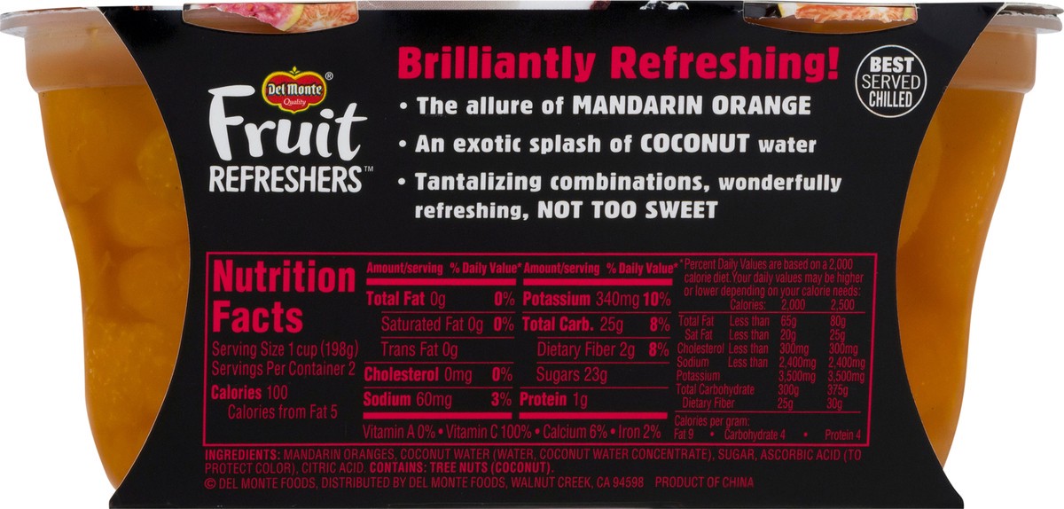 slide 9 of 12, Del Monte Fruit Refreshers 2 Pack Mandarin Oranges 2 ea, 2 ct