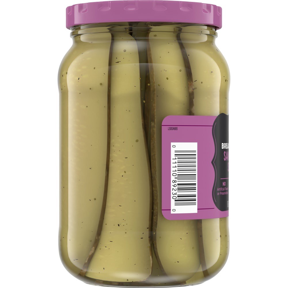 slide 4 of 4, Kroger Gluten Free Bread Butter Pickle Sandwich Slims, 16 fl oz