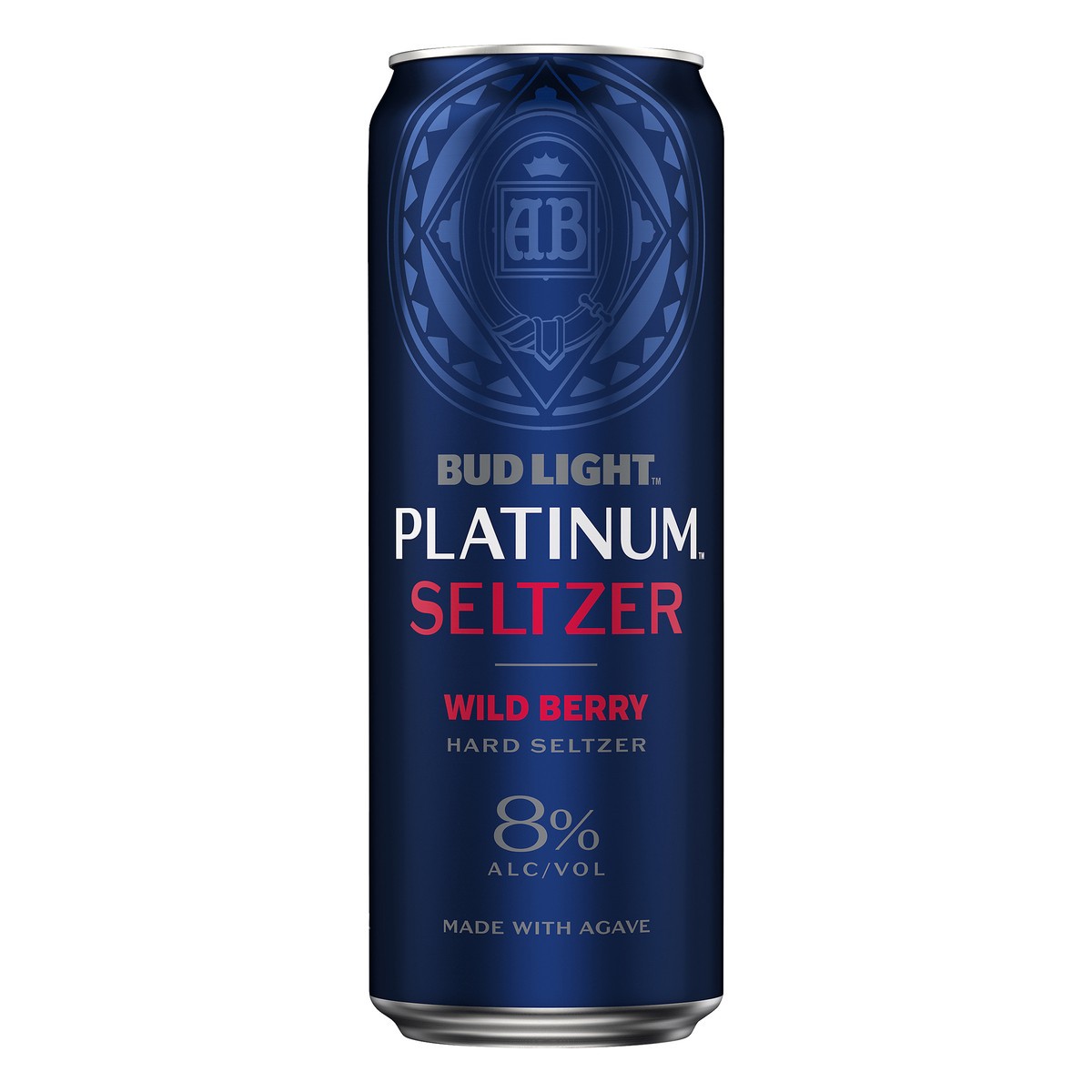 slide 1 of 8, Bud Light Platinum Seltzer Wild Berry, 25 fl oz