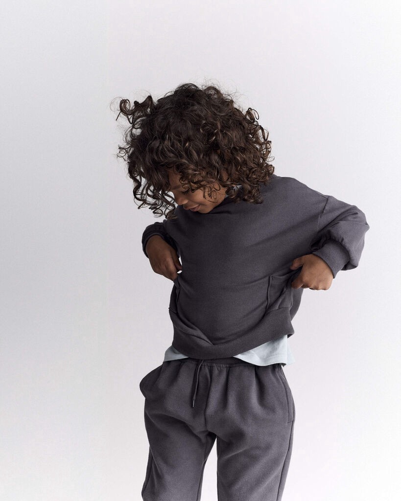 slide 3 of 6, Otteravenue Toddler Otter Sweatshirt™ with Pockets - Dark Grey Dark Grey 5T, 1 ct