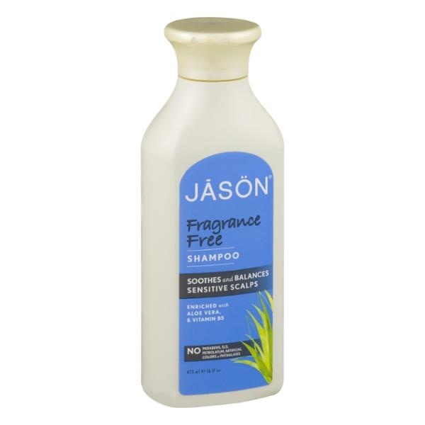 slide 1 of 1, Jason Daily Shampoo, Fragrance Free, 16 oz