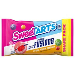 Sweetarts Chewy Fusions Fruit Punch Medley Candy Share Pack 3 oz