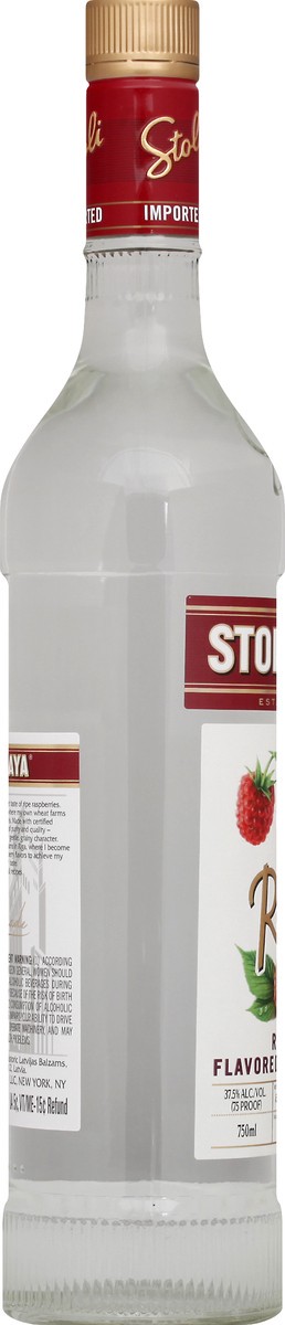 slide 7 of 9, Stoli Raspberry Vodka, 750 ml