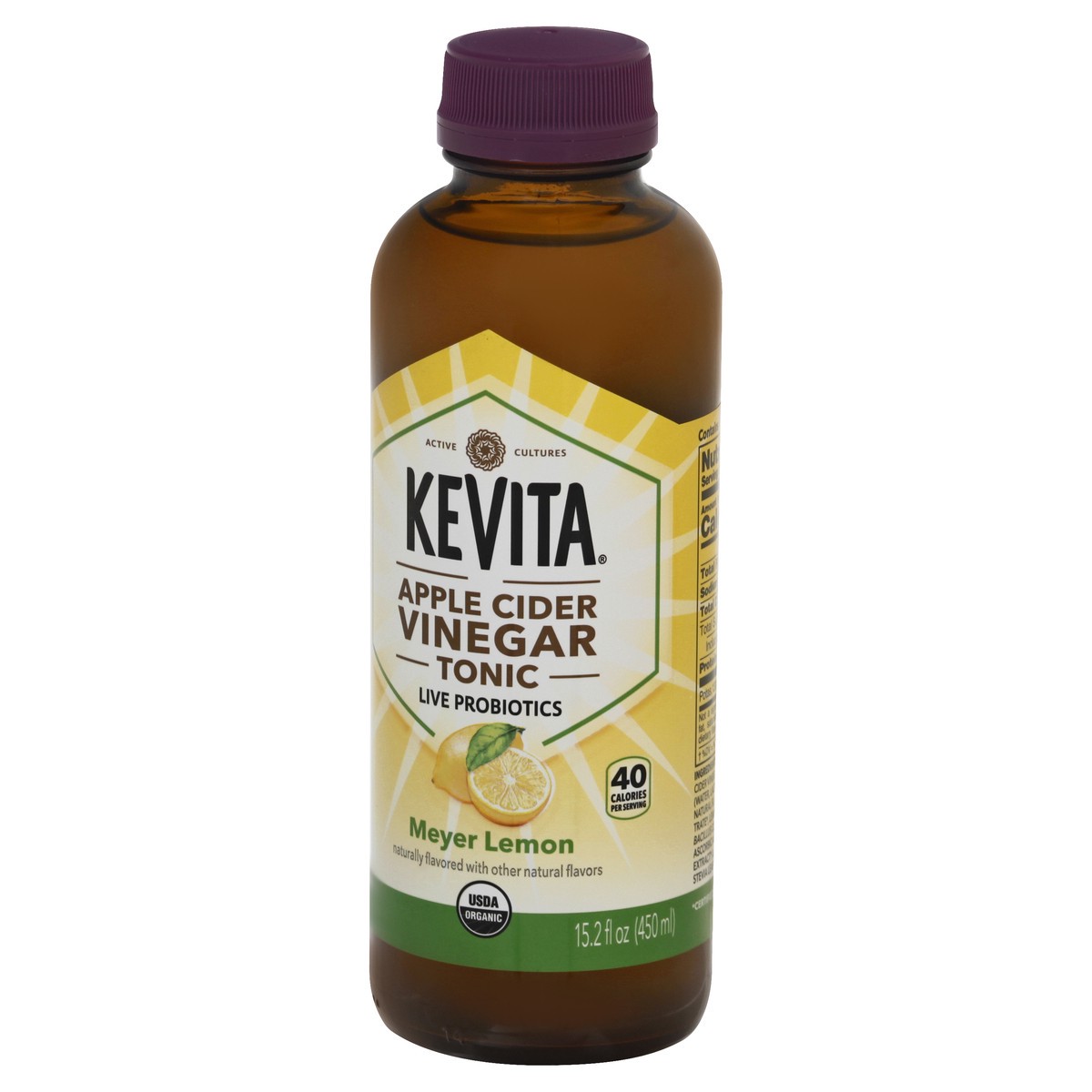 slide 7 of 13, KeVita Meyer Lemon Tonic - 15.2 oz, 15.2 oz