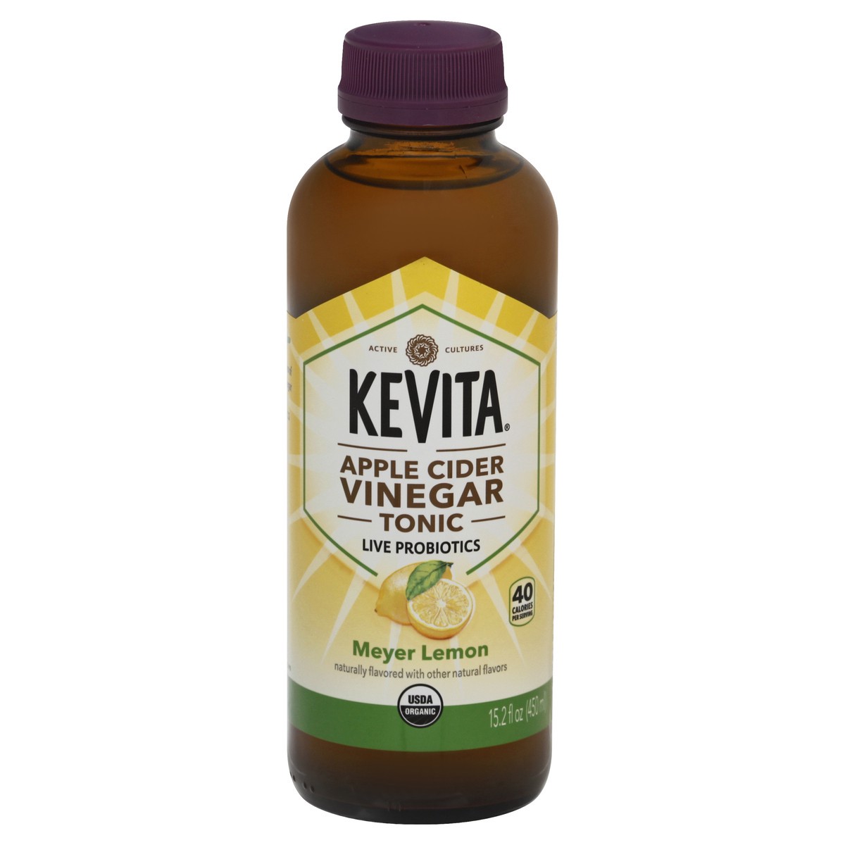 slide 10 of 13, KeVita Meyer Lemon Tonic - 15.2 oz, 15.2 oz