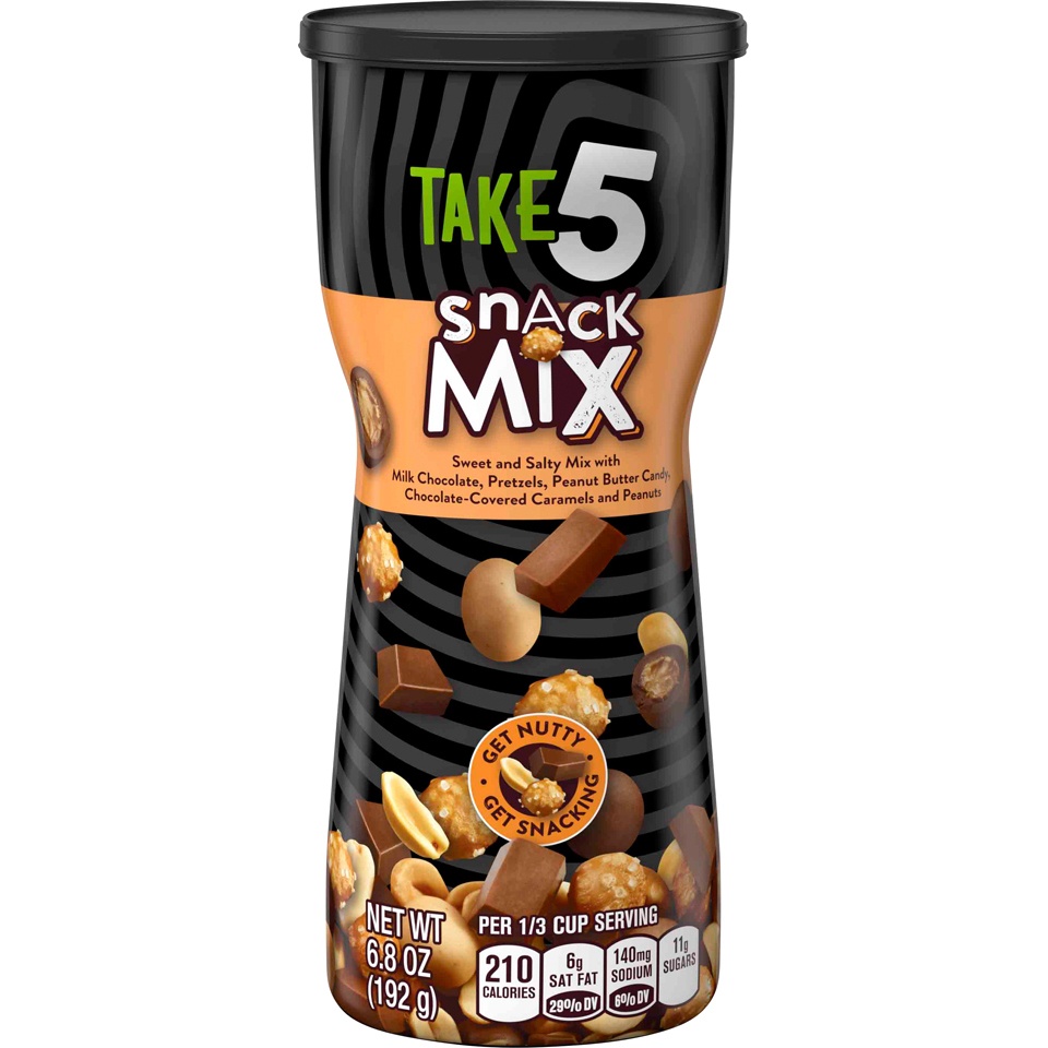 slide 1 of 2, TAKE5 Snack Mix, 6.8 oz