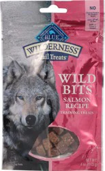 Blue Buffalo Blue Wilderness Wild Bits Salmon Recipe Dog Treats 4 oz