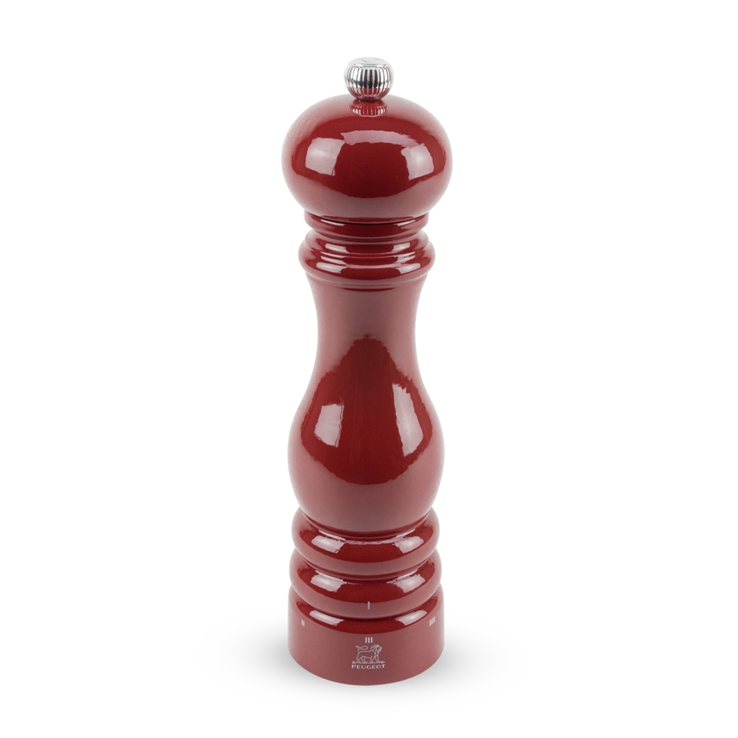 slide 1 of 1, Peugeot Red-Lacquer Paris USelect Pepper Mill, 9 in