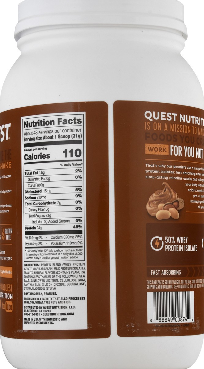 slide 5 of 9, Quest Protein Powder, 3 lb