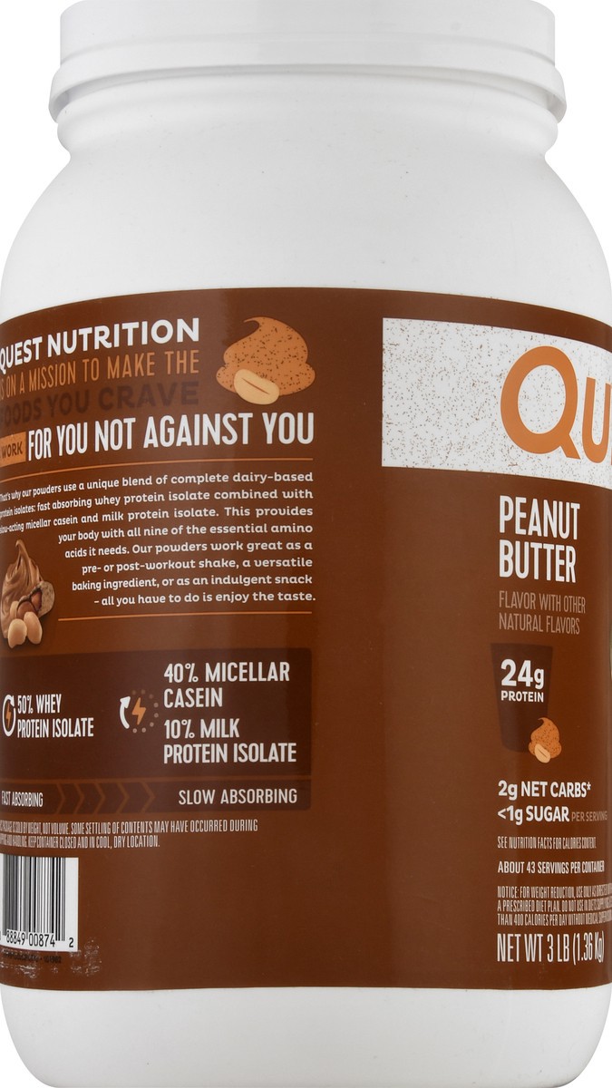 slide 7 of 9, Quest Protein Powder, 3 lb