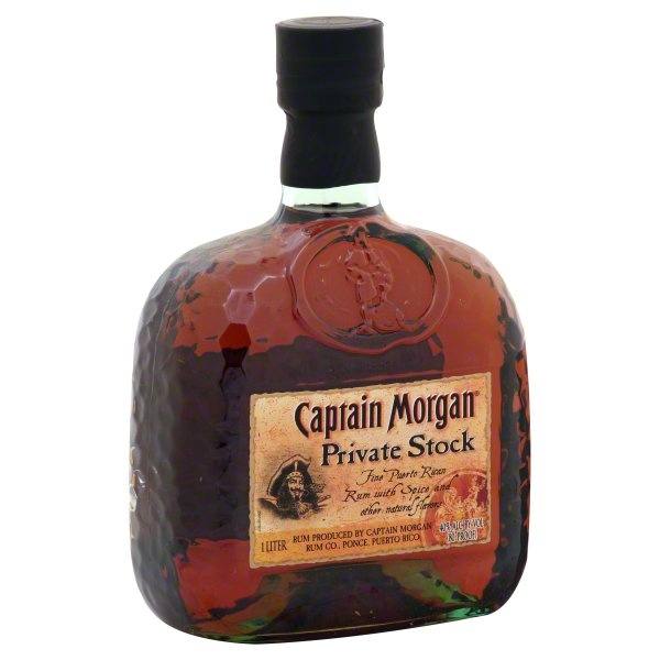 slide 1 of 1, Captain Morgan Private Stock, 1 liter