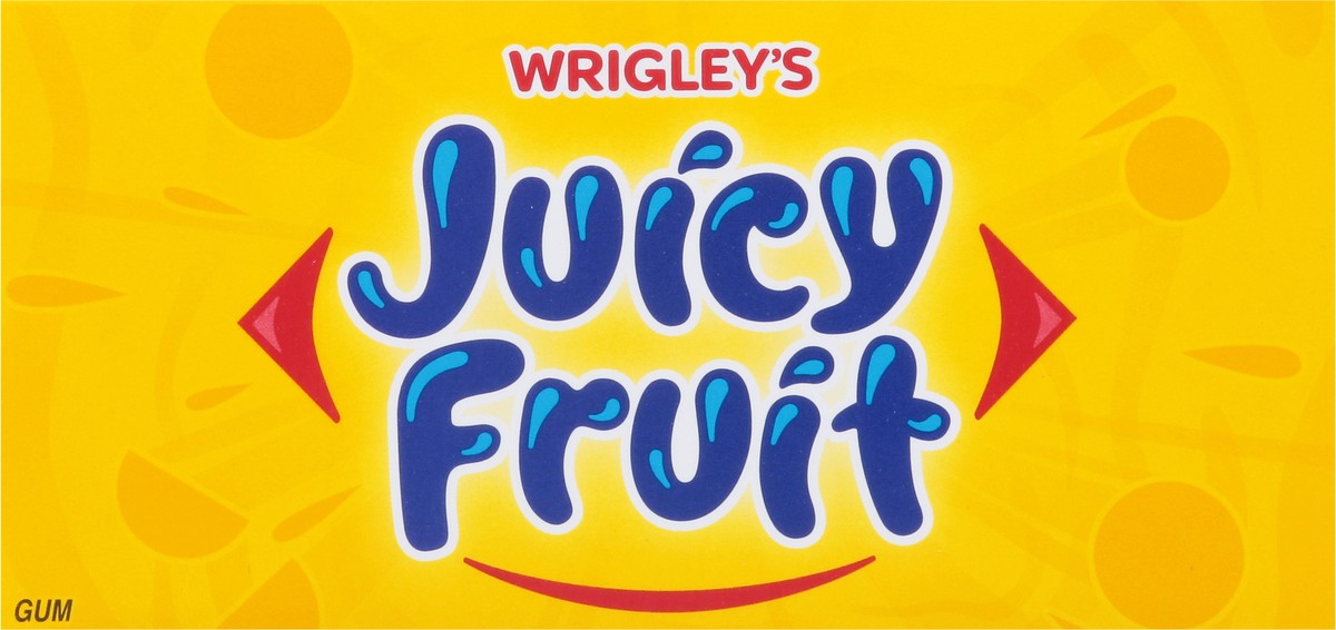 slide 8 of 9, JUICY FRUIT Original Bubble Chewing Gum, (10 Packs), 150 pc