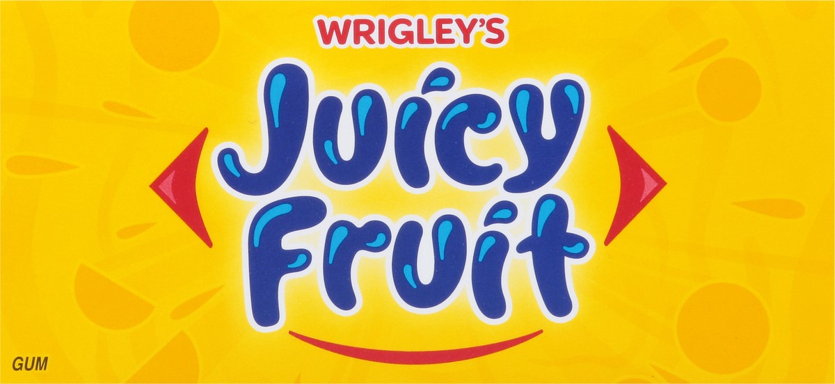 slide 5 of 9, JUICY FRUIT Original Bubble Chewing Gum, (10 Packs), 150 pc