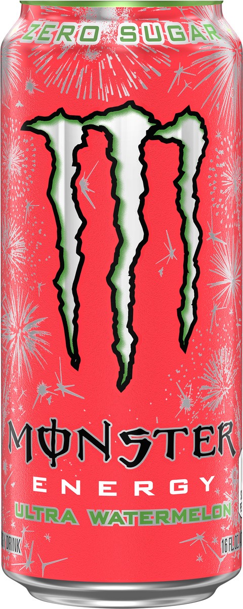 slide 2 of 2, Monster Energy Zero Sugar Ultra Watermelon Energy Drink 16 fl oz, 16 fl oz