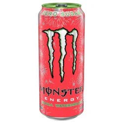 Monster Energy Zero Sugar Ultra Watermelon Energy Drink 16 fl oz