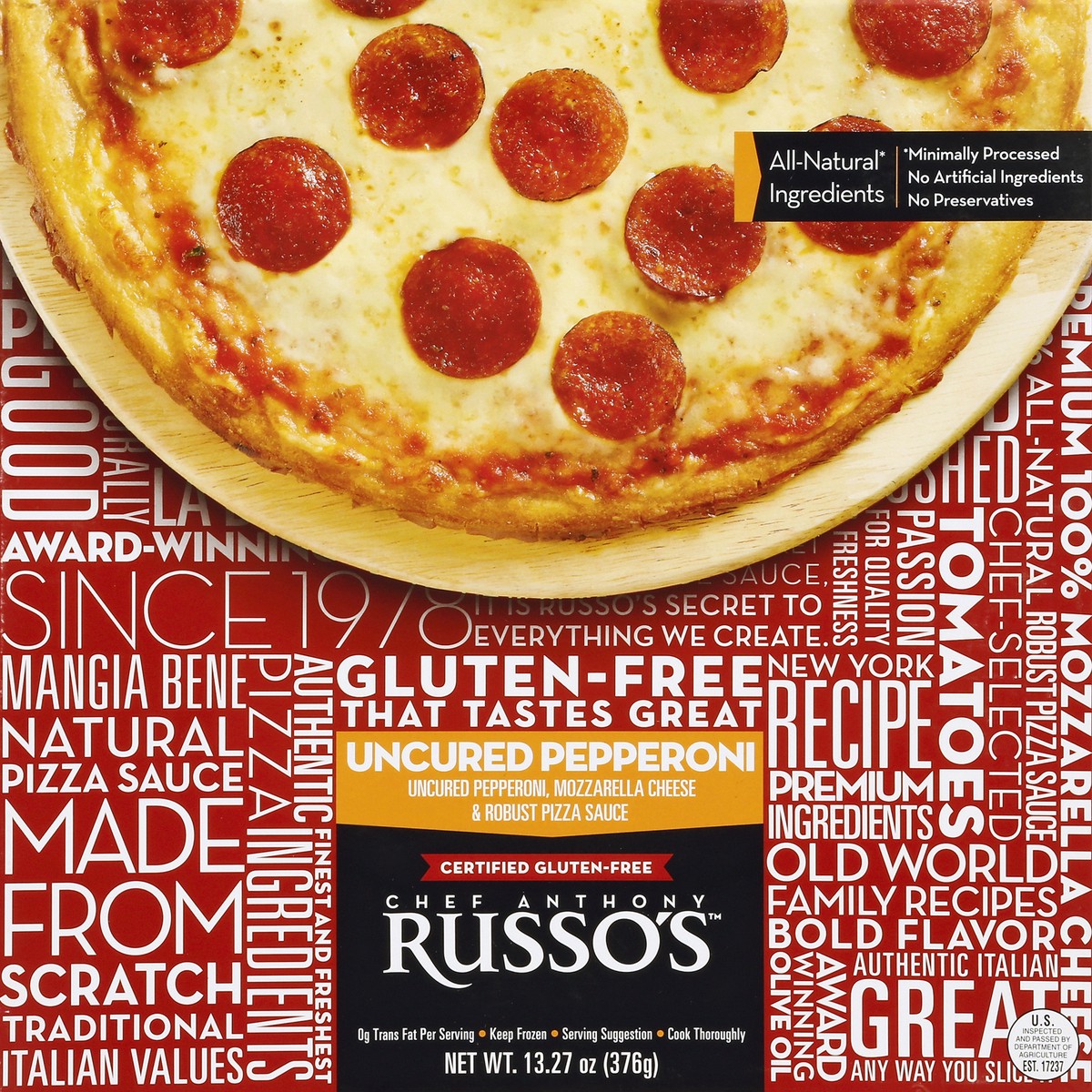 slide 2 of 6, Russo's Pizza 13.27 oz, 13.27 oz