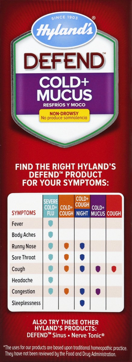 slide 8 of 10, Hyland's Cold + Mucus 4 oz, 4 oz